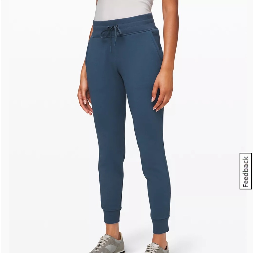 Lululemon Warm Down Jogger Code Blue Size 12 - image 1